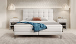 Lade das Bild in den Galerie-Viewer, Luxuriöses Merlara Boxspringbett mit Füßen – Ergonomisch, Komfortabel, Stoffbezug

