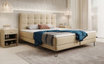 Lade das Bild in den Galerie-Viewer, Luxuriöses Merlara Boxspringbett mit Füßen – Ergonomisch, Komfortabel, Stoffbezug
