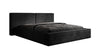 Elegantes Designer Polsterbett Ophelia: Samtiger Cord-Bezug, integrierter Stauraum, maximaler Komfort
