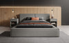 Ophelia Designer Polsterbett mit integriertem Stauraum – Modernes Stoffbett für Schlafzimmer