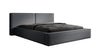 Ophelia Designer Polsterbett mit integriertem Stauraum – Modernes Stoffbett für Schlafzimmer