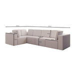 Lade das Bild in den Galerie-Viewer, Luxuriöses Modulares Gartensofa Eden L Maxi – Wetterfest &amp; Komfortabel

