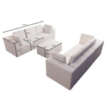 Lade das Bild in den Galerie-Viewer, Modulares Outdoor Lounge Sofa Set Eden – Wetterfest, Komfortabel, Vielseitig
