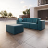 Hochwertiger Schutzbezug für 3er Gartensofa Eden mit Beistellhocker – Wetterfest & Langlebig