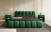 Boston Samt Designer Polsterbett mit Stauraum – Luxus & Komfort