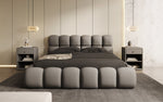 Lade das Bild in den Galerie-Viewer, Designer Polsterbett Boston Stoff - Luxuriöses Komfortbett mit Großem Stauraum
