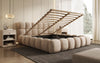 Boston Samt Designer Polsterbett mit Stauraum – Luxus & Komfort
