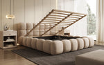 Lade das Bild in den Galerie-Viewer, Boston Samt Designer Polsterbett mit Stauraum – Luxus &amp; Komfort
