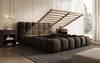 Boston Samt Designer Polsterbett mit Stauraum – Luxus & Komfort