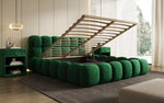Lade das Bild in den Galerie-Viewer, Boston Samt Designer Polsterbett mit Stauraum – Luxus &amp; Komfort
