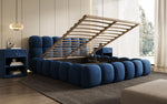 Lade das Bild in den Galerie-Viewer, Boston Samt Designer Polsterbett mit Stauraum – Luxus &amp; Komfort
