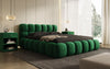 Boston Samt Designer Polsterbett mit Stauraum – Luxus & Komfort