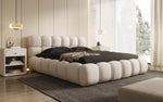 Lade das Bild in den Galerie-Viewer, Designer Polsterbett Boston Stoff - Luxuriöses Komfortbett mit Großem Stauraum
