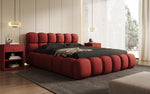 Lade das Bild in den Galerie-Viewer, Designer Polsterbett Boston Stoff - Luxuriöses Komfortbett mit Großem Stauraum
