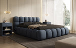 Lade das Bild in den Galerie-Viewer, Designer Polsterbett Boston Stoff - Luxuriöses Komfortbett mit Großem Stauraum
