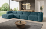 Lade das Bild in den Galerie-Viewer, Luxuriöses Comfy L Maxi Cord Ecksofa: Schlaffunktion, Stauraum, Stilvoller Komfort
