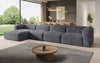 Luxuriöses Comfy L Maxi Cord Ecksofa: Schlaffunktion, Stauraum, Stilvoller Komfort