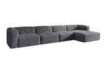 Lade das Bild in den Galerie-Viewer, Luxuriöses Comfy L Maxi Cord Ecksofa: Schlaffunktion, Stauraum, Stilvoller Komfort
