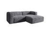 Komfortables Ecksofa Comfy L Mini aus Cord: Modern, Gemütlich, Vielseitig