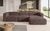 Luxuriöses Designer Cord Ecksofa Comfy L – Modern, Gemütlich, Vielseitig Wohnzimmer