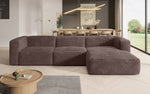 Lade das Bild in den Galerie-Viewer, Luxuriöses Designer Cord Ecksofa Comfy L – Modern, Gemütlich, Vielseitig Wohnzimmer
