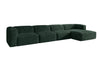 Luxuriöses Comfy L Maxi Cord Ecksofa: Schlaffunktion, Stauraum, Stilvoller Komfort