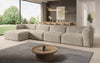 Luxuriöses Comfy L Maxi Cord Ecksofa: Schlaffunktion, Stauraum, Stilvoller Komfort