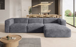 Lade das Bild in den Galerie-Viewer, Luxuriöses Designer Cord Ecksofa Comfy L – Modern, Gemütlich, Vielseitig Wohnzimmer
