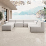 Lade das Bild in den Galerie-Viewer, Luxuriöses Modulares Gartensofa Relax U-Form – Wetterfestes Outdoor Lounge Set
