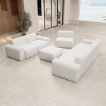 Lade das Bild in den Galerie-Viewer, Luxuriöses Modulares Gartensofa Lounge Set – Entspannung Pur für Draußen
