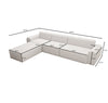 Modulares Gartensofa Relax Ecklounge – Komfortable Outdoor-Oase mit Beistellhocker