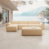 Modulares Gartensofa Relax Ecklounge – Komfortable Outdoor-Oase mit Beistellhocker