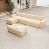 Modulares Gartensofa Relax Ecklounge – Komfortable Outdoor-Oase mit Beistellhocker