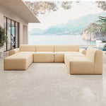 Lade das Bild in den Galerie-Viewer, Luxuriöses Modulares Gartensofa Relax U-Form – Wetterfestes Outdoor Lounge Set
