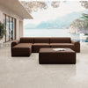 Modulares Gartensofa Relax Ecklounge – Komfortable Outdoor-Oase mit Beistellhocker