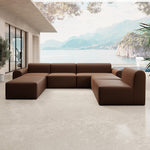Lade das Bild in den Galerie-Viewer, Luxuriöses Modulares Gartensofa Relax U-Form – Wetterfestes Outdoor Lounge Set
