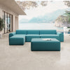 Modulares Gartensofa Relax Ecklounge – Komfortable Outdoor-Oase mit Beistellhocker