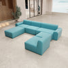 Luxuriöses Modulares Gartensofa Relax U-Form – Wetterfestes Outdoor Lounge Set