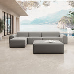 Lade das Bild in den Galerie-Viewer, Modulares Gartensofa Relax Ecklounge – Komfortable Outdoor-Oase mit Beistellhocker
