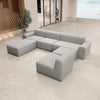 Luxuriöses Modulares Gartensofa Relax U-Form – Wetterfestes Outdoor Lounge Set