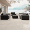Luxuriöses Modulares Gartensofa Lounge Set – Entspannung Pur für Draußen
