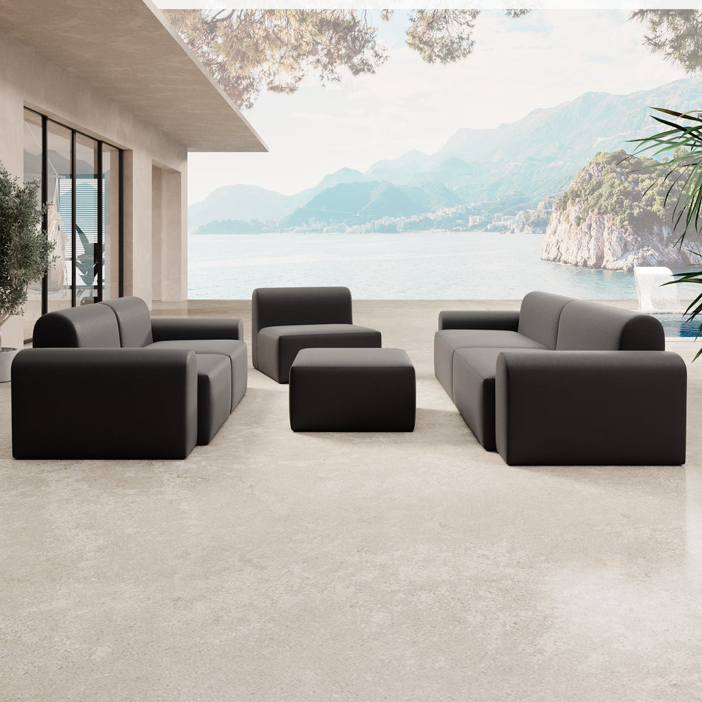 Luxuriöses Modulares Gartensofa Lounge Set – Entspannung Pur für Draußen