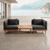 Nouri Aevora Modernes Outdoor Lounge Set mit 2 Modulen & Tisch