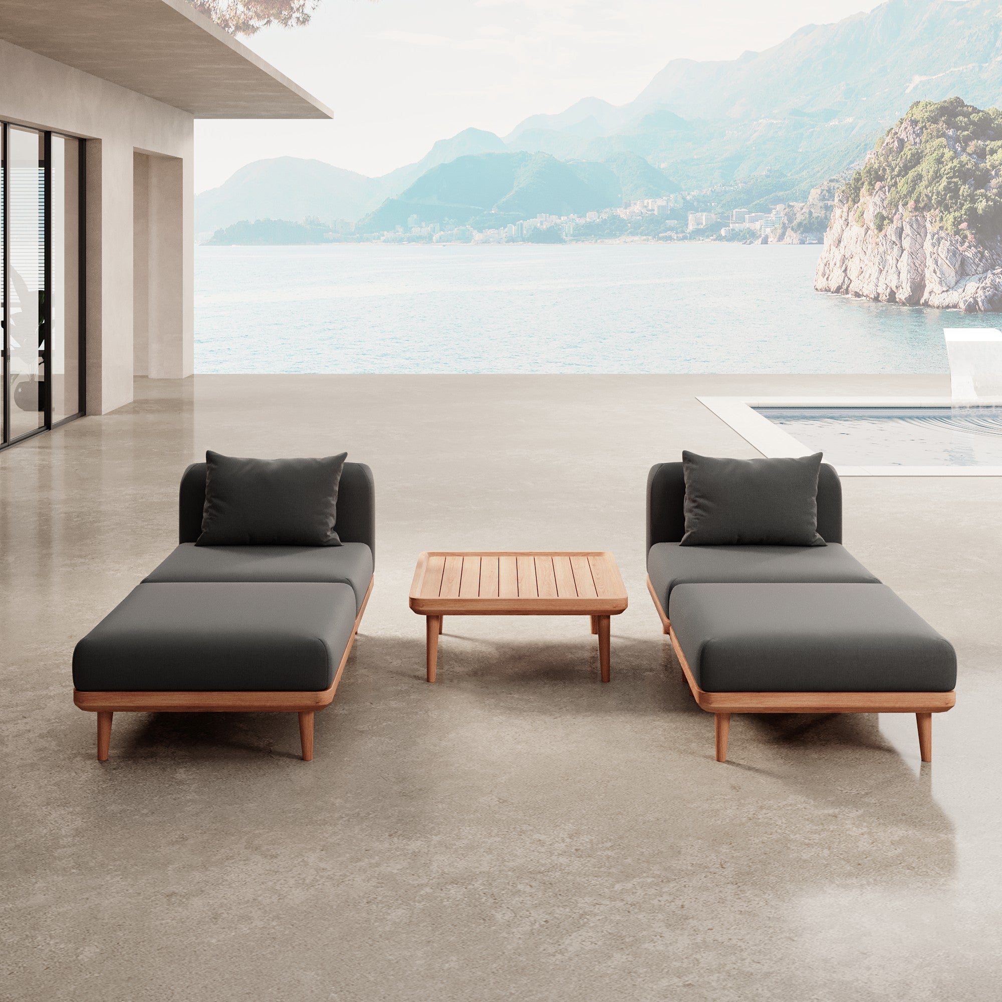 Nouri Aevora Garten Lounge Set – Komfortable Outdoor Relaxgruppe Sunbrella Exklusiv
