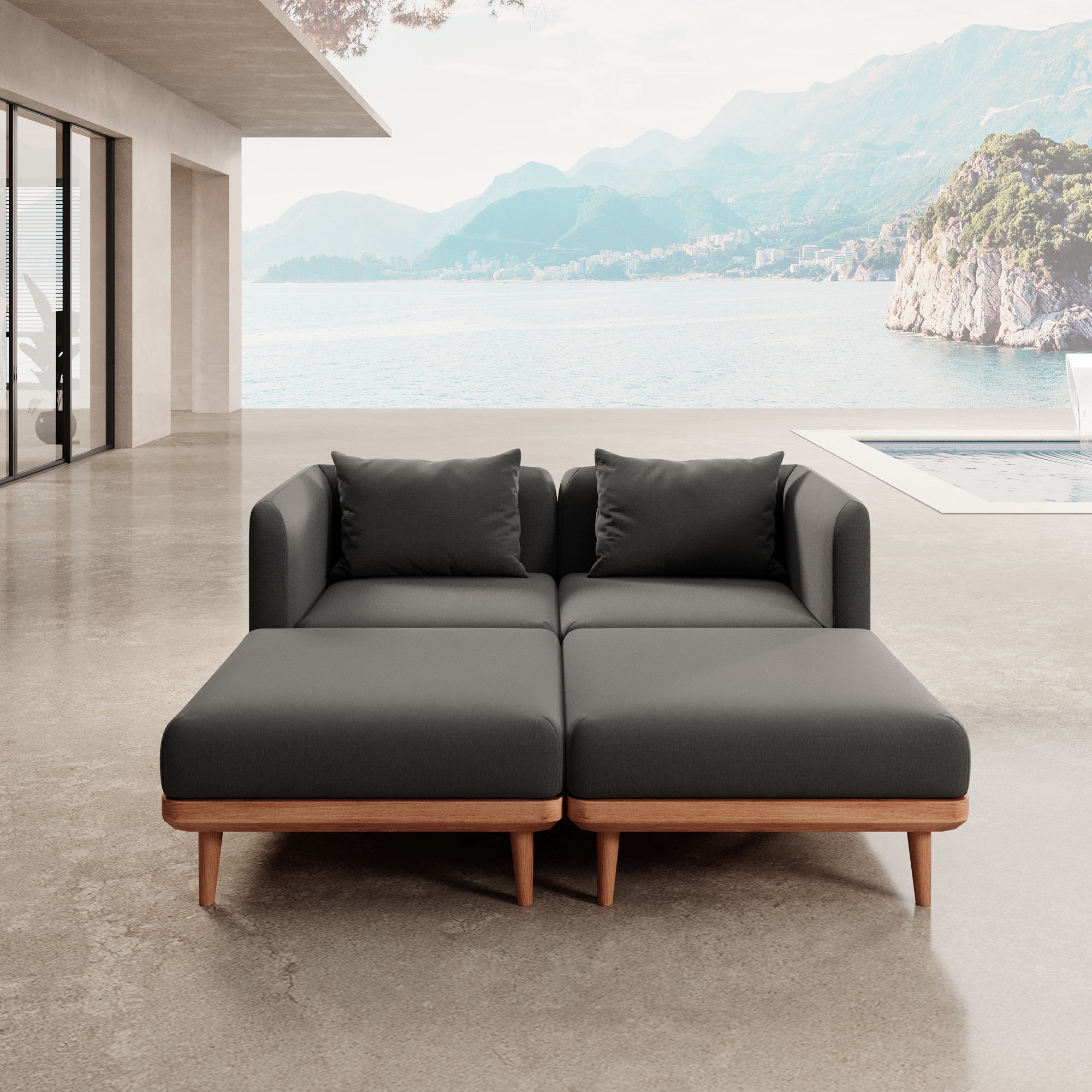 Luxuriöse Nouri Garten Relaxgruppe Aevora™ Kollektion – Entspannung Pur Outdoor