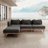 Nouri Aevora Ecklounge Modulgruppe: Wetterfestes Sunbrella Gartensofa für Außenbereich