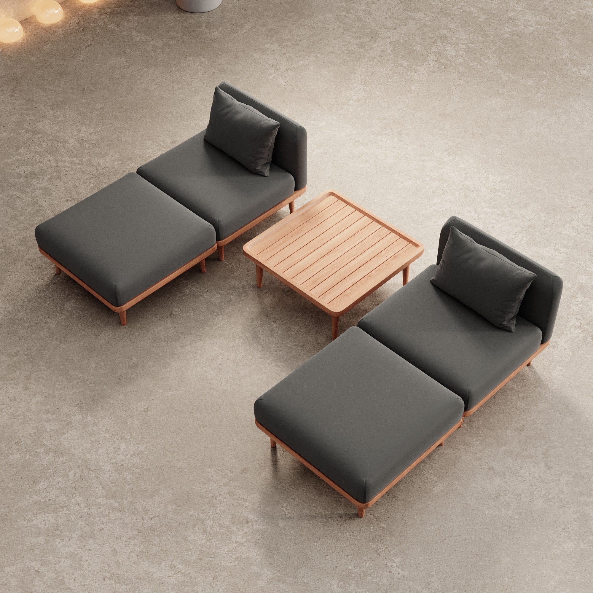 Nouri Aevora Garten Lounge Set – Komfortable Outdoor Relaxgruppe Sunbrella Exklusiv