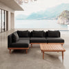 Nouri Aevora Luxus Garten Ecksofa Modulgruppe: Wetterfestes Design für Exklusiven Outdoor-Komfort