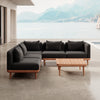 Nouri Modulare Ecksofa-Lounge-Gruppe für Outdoor Sunbrella Stoff Luxuriöse Gartenmöbel