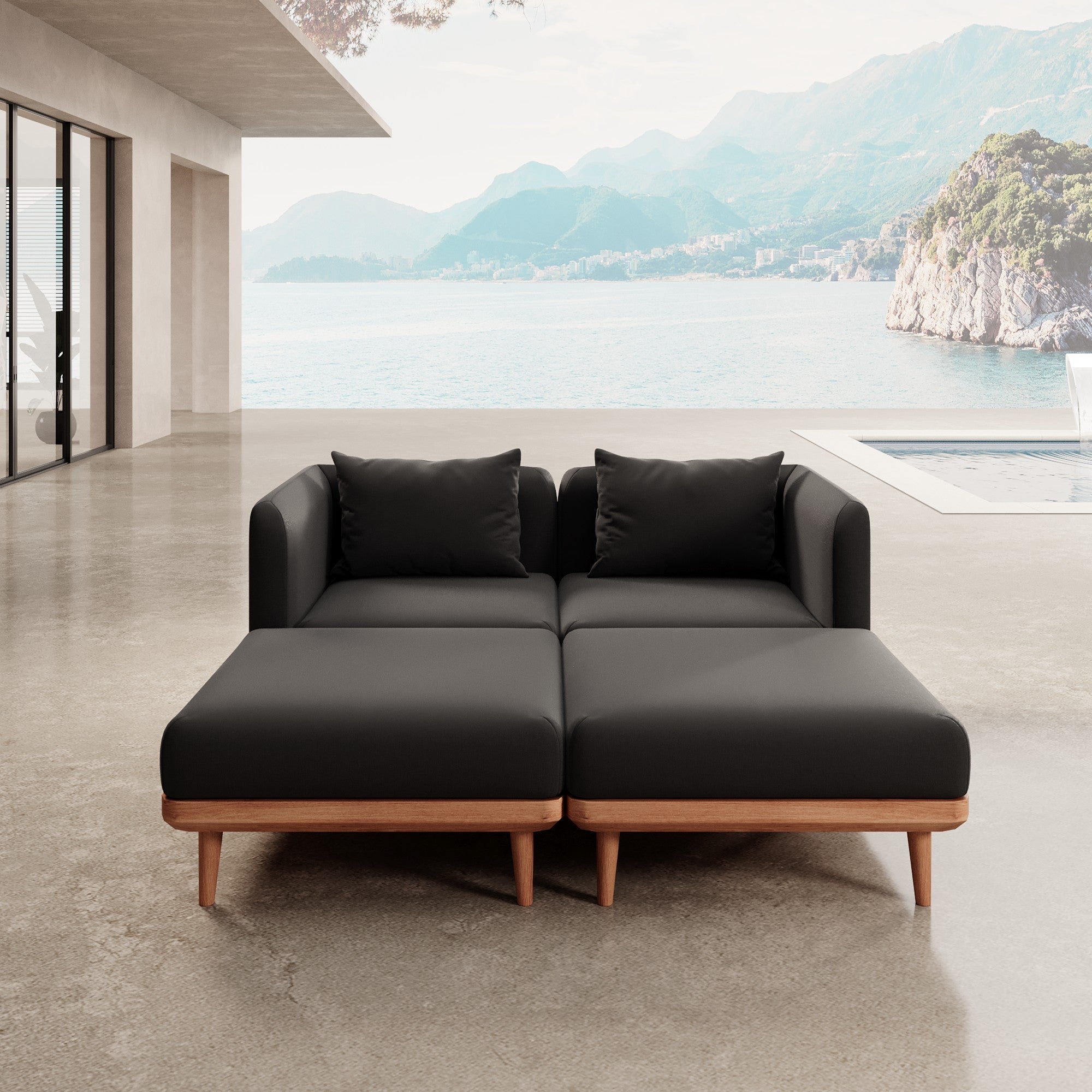 Luxuriöse Nouri Garten Relaxgruppe Aevora™ Kollektion – Entspannung Pur Outdoor